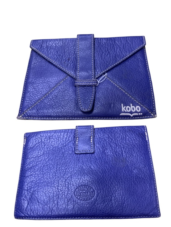 Roots Handbags - Roots Blue Leather Kobo Tablet Sleeve